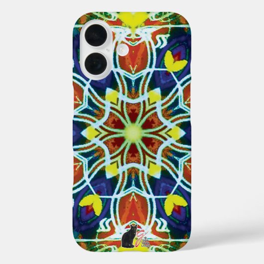 ウィッカー万華鏡のように千変万化するパターン Case-Mate iPhoneケース (裏面)