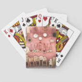 ウィッカー&ストローのマーケットショップ トランプ (裏面)