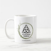 ウィッカ信者の車輪のミステリーマグ コーヒーマグカップ (左)