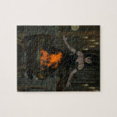 ウィッカ信者の魔法使いの儀式 ジグソーパズル (横)