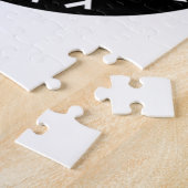 ウィッカ信者の黒いRunic五芒星 ジグソーパズル (側面)