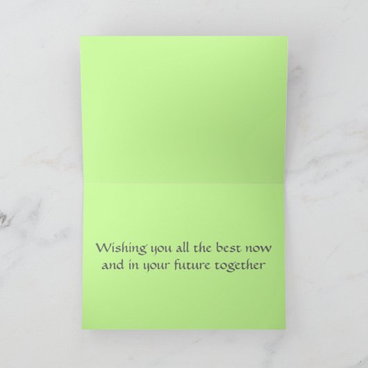 ウィッカ信者のHandfasting銀製のレズビアンのカード カード (内部)