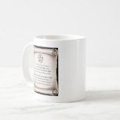 ウィッカ信者のrede コーヒーマグカップ (正面左)