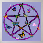 ウィッカ信者スターと蝶 ポスター (正面)