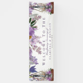 ウィッカ信者ハンドスティングユニオンパープルフローラ 横断幕 (縦)