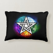 ウィッカ信者ペンタグラム アクセントクッション (裏面)