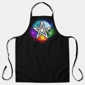 ウィッカ信者ペンタグラム エプロン (正面)
