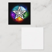 ウィッカ信者ペンタグラム エンクロージャーカード (正面/裏面)
