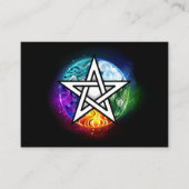 ウィッカ信者ペンタグラム エンクロージャーカード (正面)