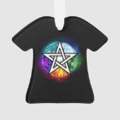 ウィッカ信者ペンタグラム オーナメント (裏面)