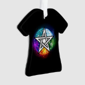 ウィッカ信者ペンタグラム オーナメント (正面)