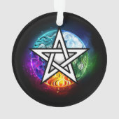 ウィッカ信者ペンタグラム オーナメント (裏面)