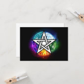ウィッカ信者ペンタグラム カード (正面/裏面インサイチュ)