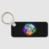 ウィッカ信者ペンタグラム キーホルダー (裏面)