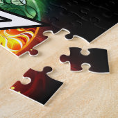 ウィッカ信者ペンタグラム ジグソーパズル (側面)