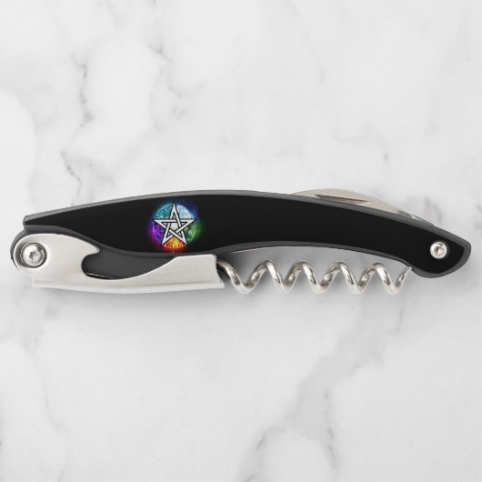 ウィッカ信者ペンタグラム ソムリエナイフ (正面)