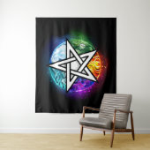 ウィッカ信者ペンタグラム タペストリー (インサイチュ)