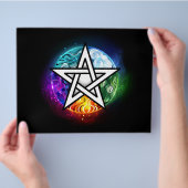 ウィッカ信者ペンタグラム チラシ (手)