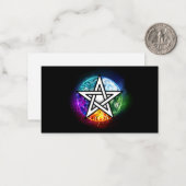 ウィッカ信者ペンタグラム ノートカード (正面/裏面インサイチュ)