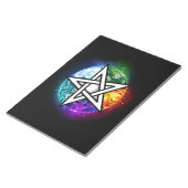 ウィッカ信者ペンタグラム ノートパッド (アングル)