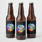 ウィッカ信者ペンタグラム ビールラベル (ボトル)