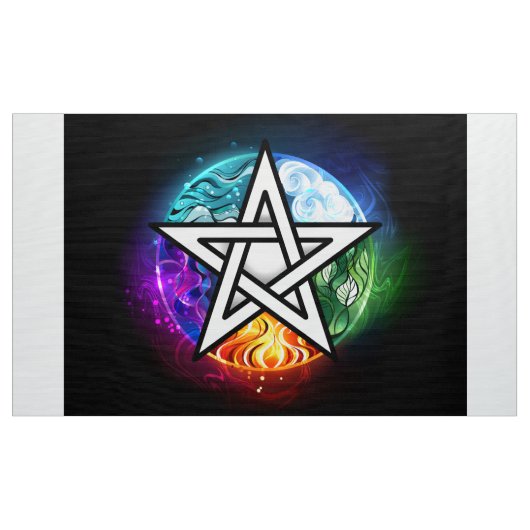 ウィッカ信者ペンタグラム ファブリック (ヤード)