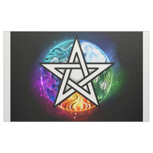 ウィッカ信者ペンタグラム ファブリック (ヤード)