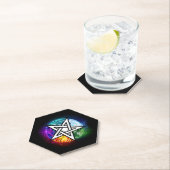 ウィッカ信者ペンタグラム ペーパーコースター (インサイチュ)