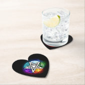 ウィッカ信者ペンタグラム ペーパーコースター (インサイチュ)