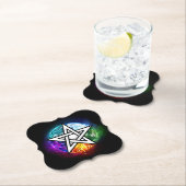 ウィッカ信者ペンタグラム ペーパーコースター (インサイチュ)