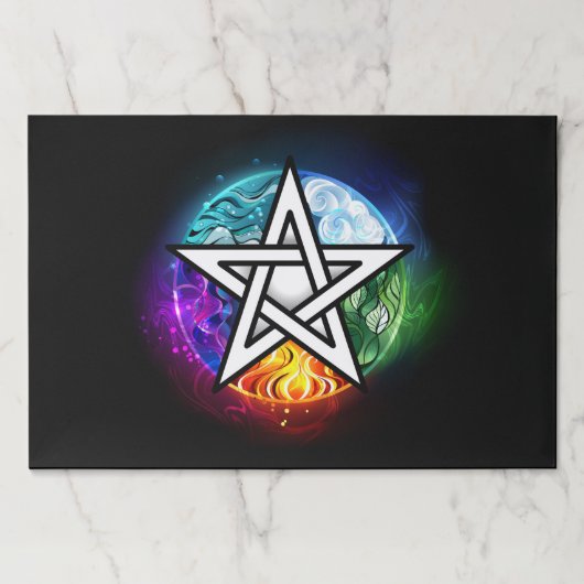 ウィッカ信者ペンタグラム ペーパーパッド (正面)