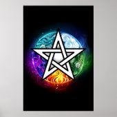 ウィッカ信者ペンタグラム ポスター (正面)