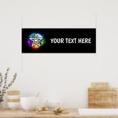 ウィッカ信者ペンタグラム ポスター (キッチン)