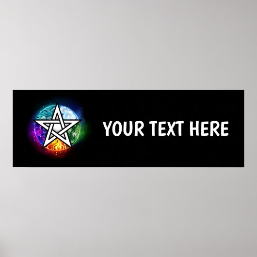 ウィッカ信者ペンタグラム ポスター (正面)