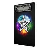 ウィッカ信者ペンタグラム ミニクリップボード (アングル2)