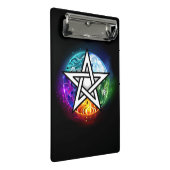 ウィッカ信者ペンタグラム ミニクリップボード (アングル)