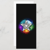 ウィッカ信者ペンタグラム メニュー (正面/裏面)