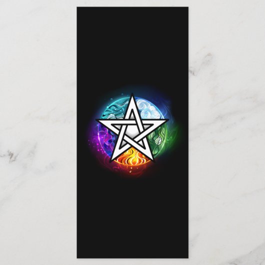 ウィッカ信者ペンタグラム メニュー (正面)