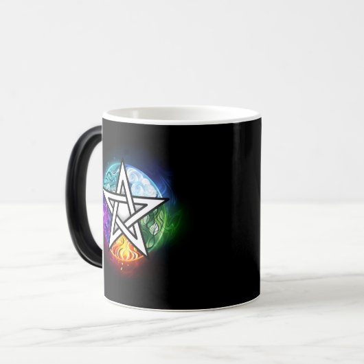ウィッカ信者ペンタグラム モーフィングマグカップ (正面左)