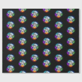ウィッカ信者ペンタグラム ラッピングペーパー (フラット)