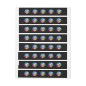 ウィッカ信者ペンタグラム ラップアラウンド宛名ラベル (シート)