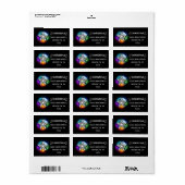 ウィッカ信者ペンタグラム ラベル (フルシート)