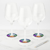 ウィッカ信者ペンタグラム ワイングラスタグ (セット)