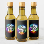 ウィッカ信者ペンタグラム ワインラベル (ボトル)