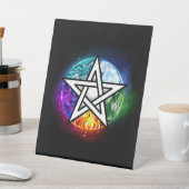 ウィッカ信者ペンタグラム 台座サイン (インサイチュ)