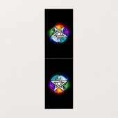 ウィッカ信者ペンタグラム 名刺 (外部フラット)