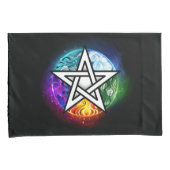 ウィッカ信者ペンタグラム 枕カバー (正面右)