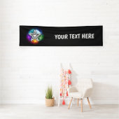 ウィッカ信者ペンタグラム 横断幕 (インサイチュ)