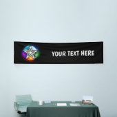 ウィッカ信者ペンタグラム 横断幕 (トレードショー)