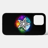 ウィッカ信者ペンタグラム Case-Mate iPhoneケース (裏面 (横))